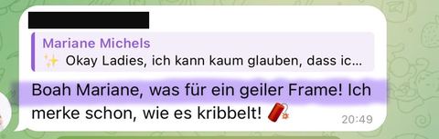 Nachricht einer Kundin oder Zahlungseingang
