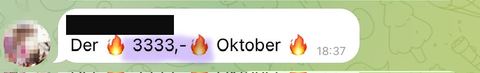 Nachricht einer Kundin oder Zahlungseingang